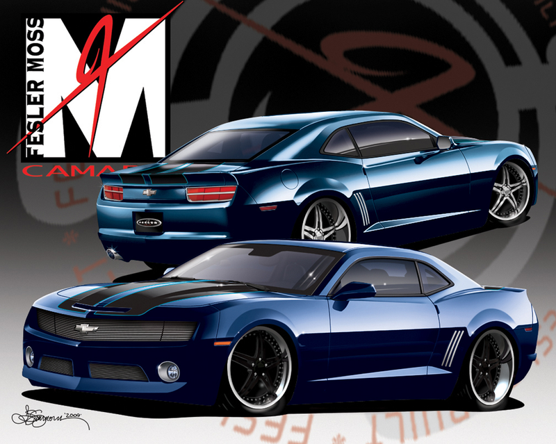 Illustration for article titled Fesler-Moss Builds A Corvette ZR1-Powered Camaro SS